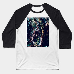 Fluid acrylic abstract Baseball T-Shirt